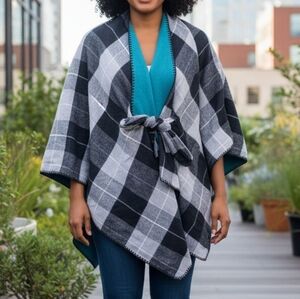 Lane Bryant One Size Poncho Oversized Shawl Wrap. Nwt